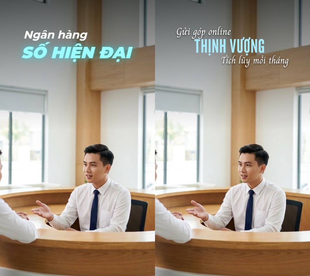 Chữ động Ngân hàng & tín dụng ghép lên cảnh video